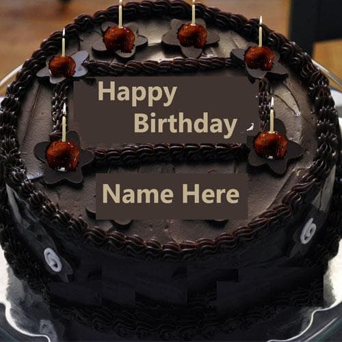 Write Name On Happy Birthday Cakes and Cards wishes