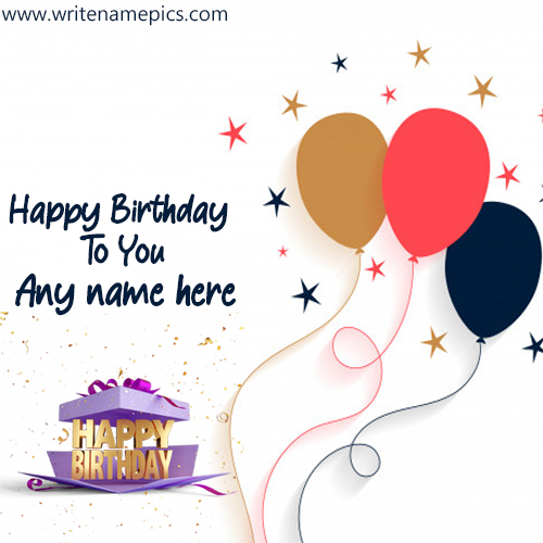 happy birthday wishes cards with name images for free