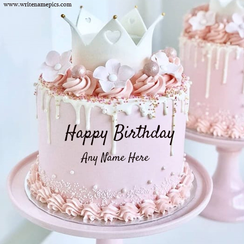 Gorgeous Pink Princess Cake | bakehoney.com