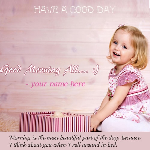 70+ (CUTE) Good Morning Baby Images [Boys & Girls 2023]