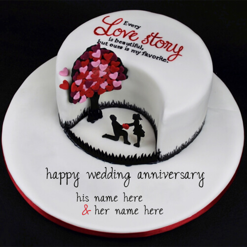 Ruby Wedding Anniversary Cake - £84.95 - Buy Online, Free UK Delivery — New  Cakes